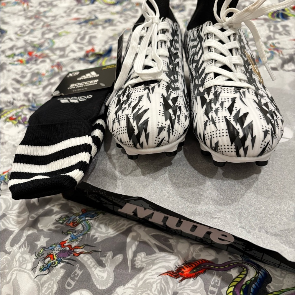 Adidas Black and Gray Climalite Socks - Picture 3 of 6